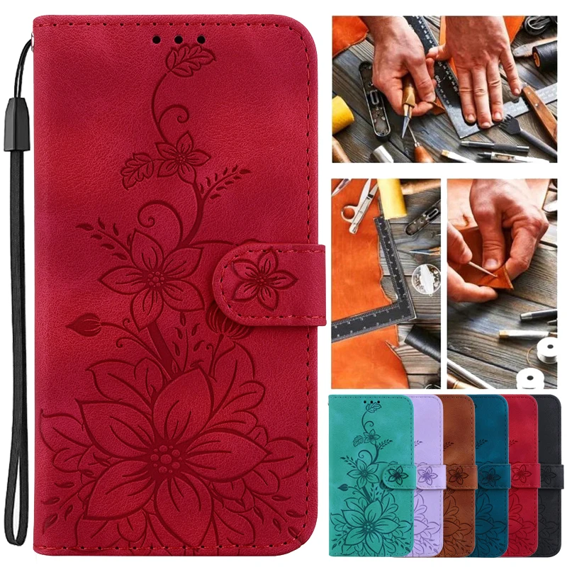Phone Cases Nyc - Чехол-кошелек с откидной крышкой и цветком