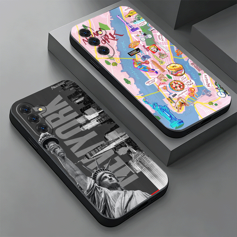 Phone Cases Nyc - Мягкий чехол для телефона Samsung A17