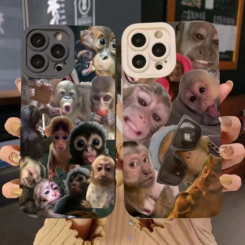 Phone Cases Galaxy S24 - Забавный чехол для телефона с обезьяной