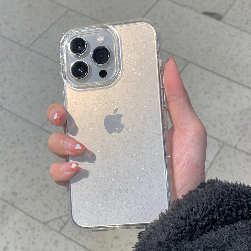 Phone Cases Otterbox - Прозрачный простой блестящий чехол для телефона
