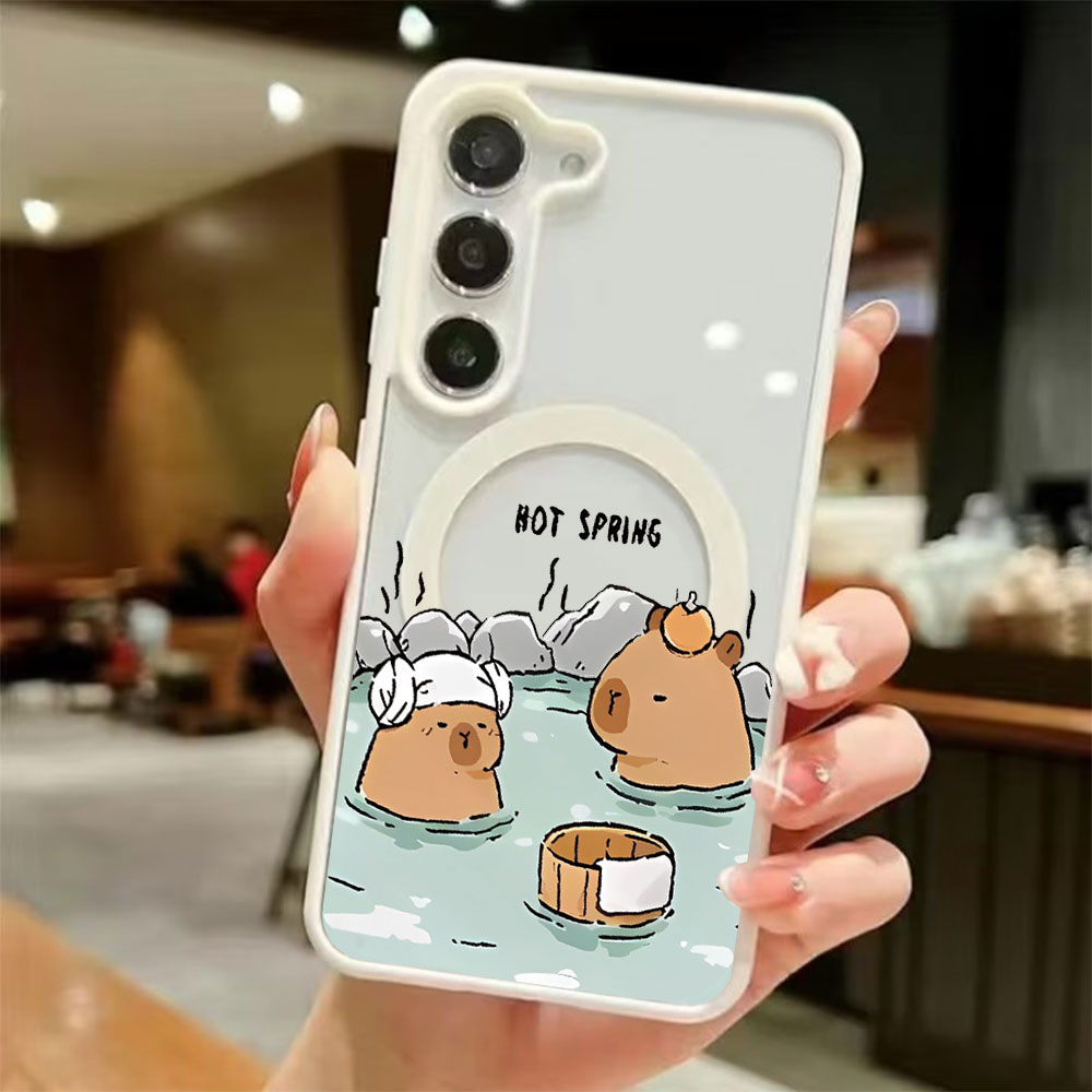 Phone Cases Galaxy S24 - Прозрачный магнитный чехол для телефона Samsung