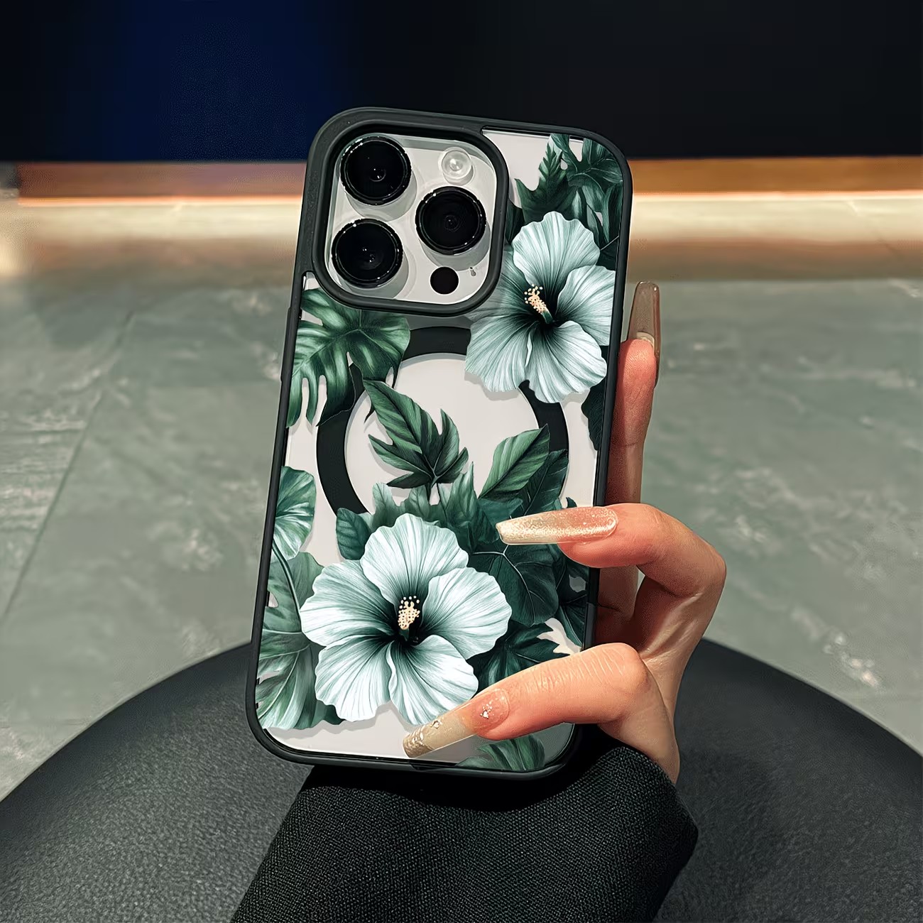 Phone Cases Otterbox - Зеленый чехол для телефона с цветочным