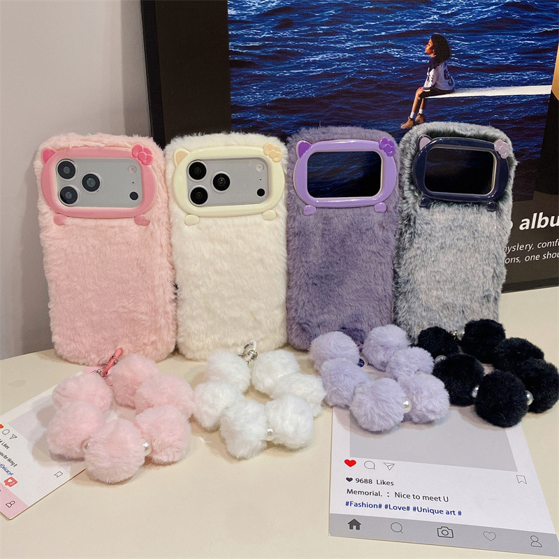 Роскошный однотонный плюшевый  – обзор и цена Phone Cases Iphone 11