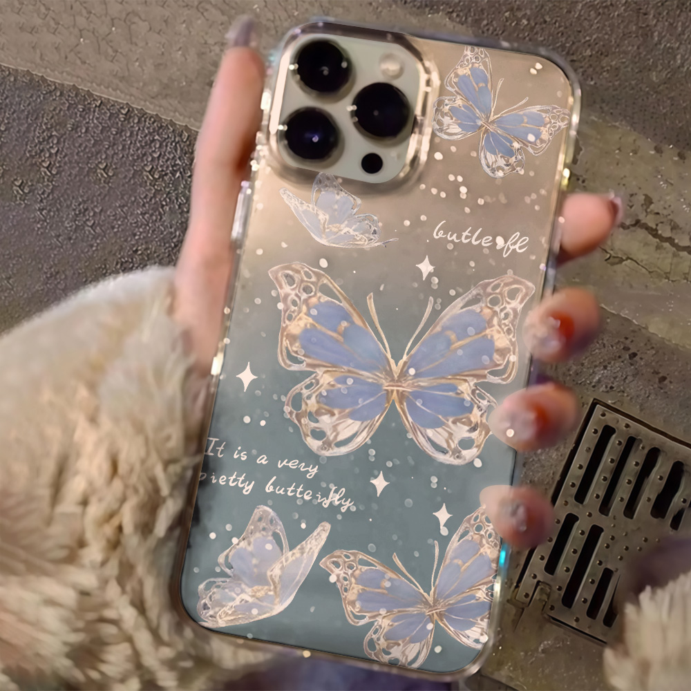 Роскошный синий чехол с бабочк – обзор и цена Phone Cases Classy
