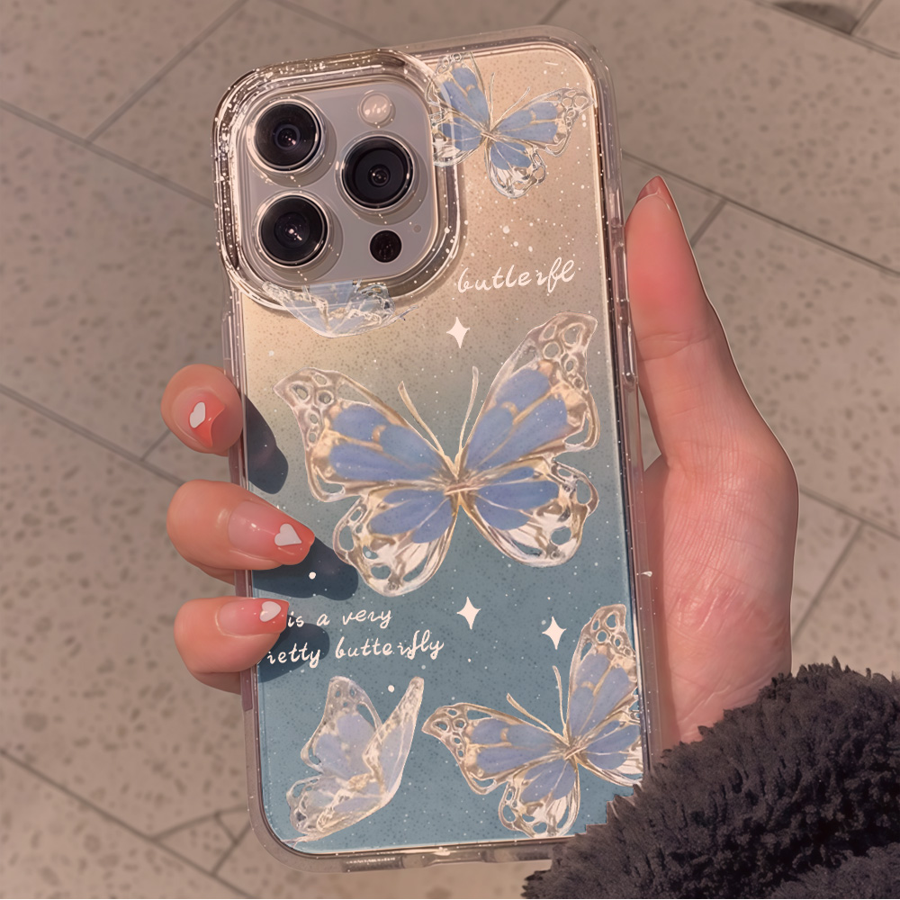Роскошный синий чехол с бабочк – обзор и цена Phone Cases Classy